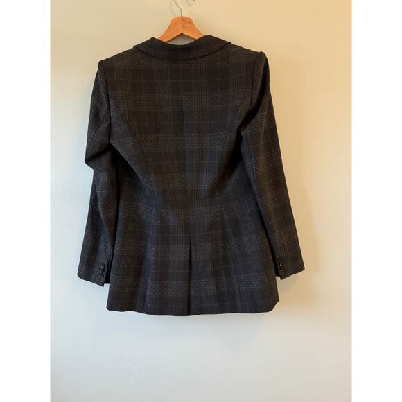 Elie Tahari Black Plaid Blazer - Picture 5 of 8